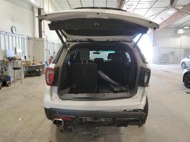 1FM5K8GT6GGA84076 - 2016 FORD EXPLORER SPORT WHITE photo 6