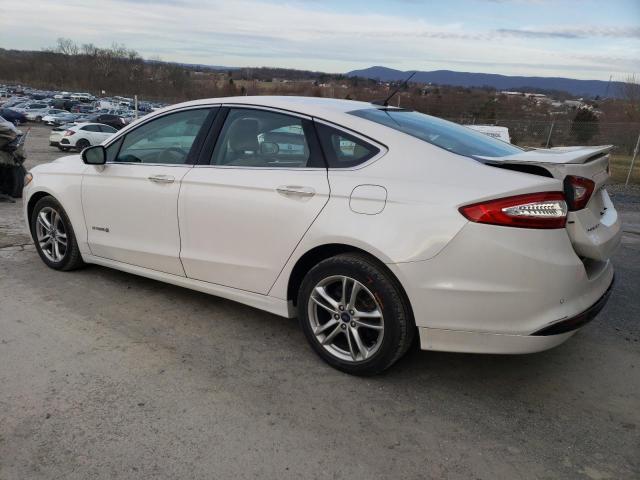 3FA6P0RU3GR364912 - 2016 FORD FUSION TITANIUM HEV WHITE photo 2