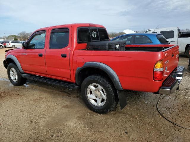 5TEGN92N01Z838348 - 2001 TOYOTA TACOMA DOUBLE CAB PRERUNNER RED photo 2