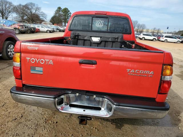 5TEGN92N01Z838348 - 2001 TOYOTA TACOMA DOUBLE CAB PRERUNNER RED photo 6
