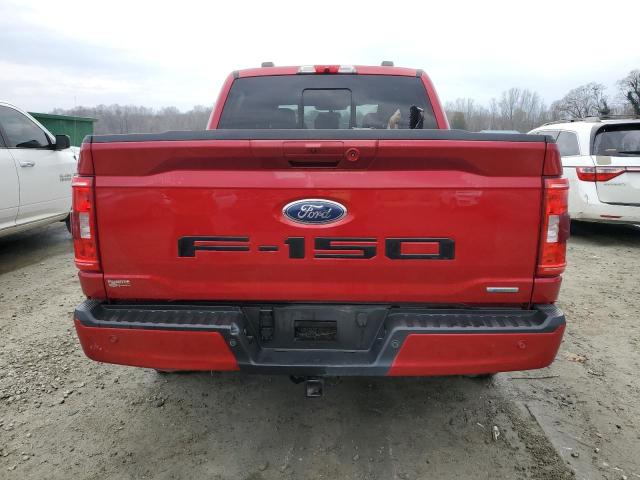 1FTFW1E88MKE97242 - 2021 FORD F150 SUPERCREW RED photo 6