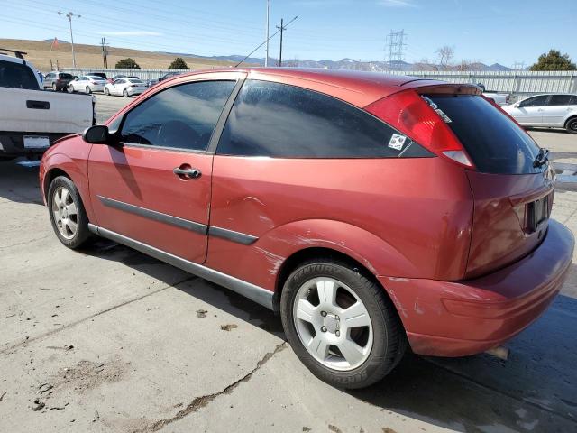 3FAFP31341R125168 - 2001 FORD FOCUS ZX3 BURGUNDY photo 2