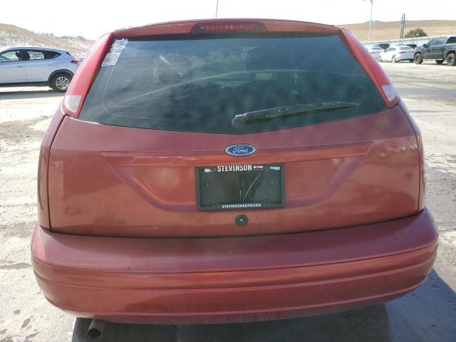 3FAFP31341R125168 - 2001 FORD FOCUS ZX3 BURGUNDY photo 6