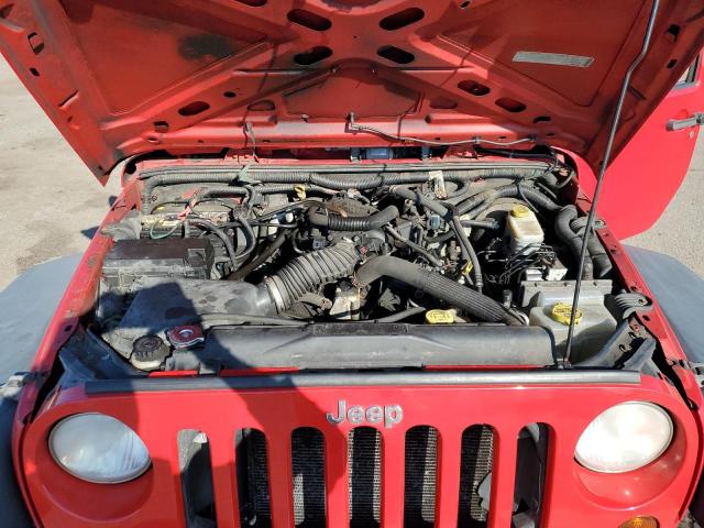 1J8GA39109L770681 - 2009 JEEP WRANGLER U X RED photo 11