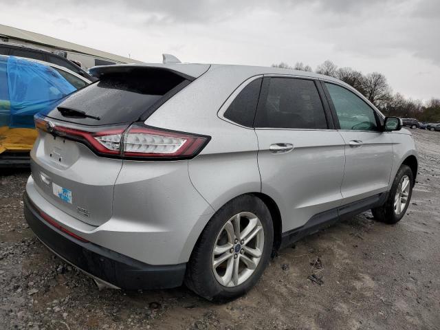 2FMTK4J99FBB94834 - 2015 FORD EDGE SEL SILVER photo 3