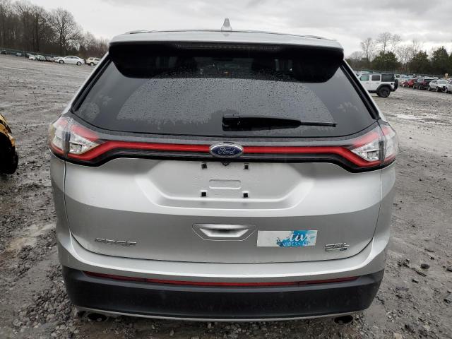 2FMTK4J99FBB94834 - 2015 FORD EDGE SEL SILVER photo 6