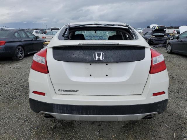 5J6TF3H37FL002132 - 2015 HONDA CROSSTOUR EX WHITE photo 6