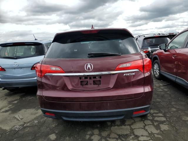 5J8TB3H30FL017607 - 2015 ACURA RDX BURGUNDY photo 6