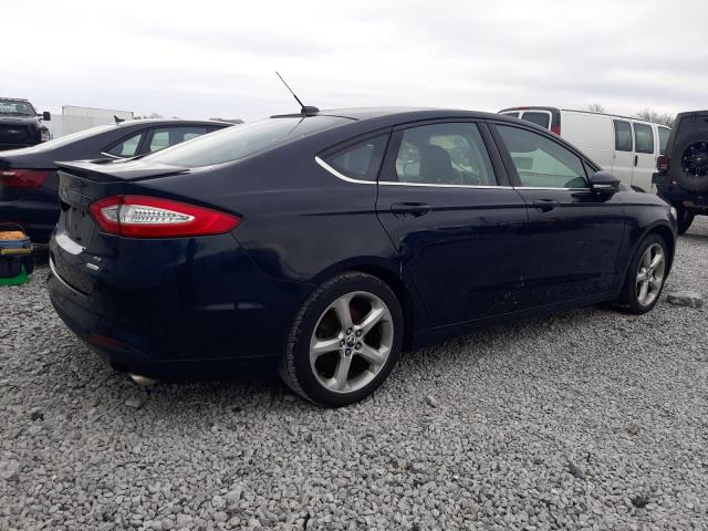 3FA6P0HD6ER360027 - 2014 FORD FUSION SE BLACK photo 3