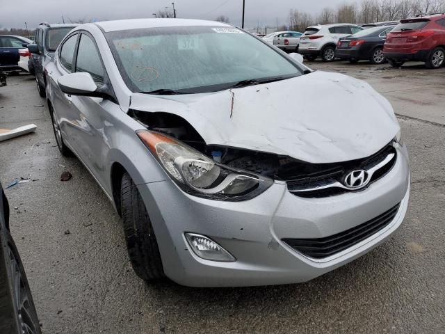 KMHDH4AE3DU514219 - 2013 HYUNDAI ELANTRA GLS SILVER photo 4