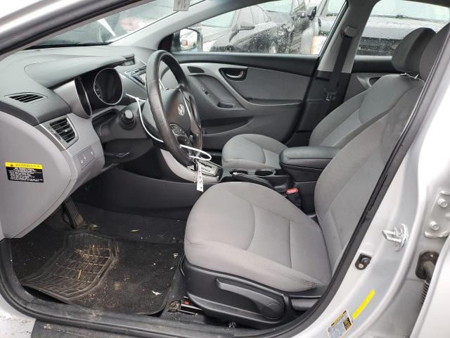 KMHDH4AE3DU514219 - 2013 HYUNDAI ELANTRA GLS SILVER photo 7