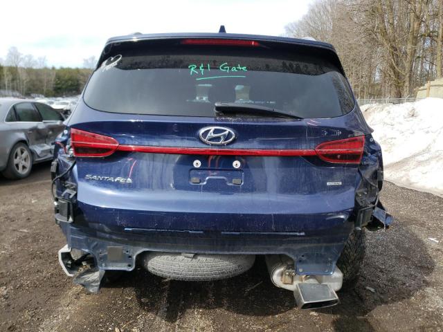 5NMS3DAJ4NH443239 - 2022 HYUNDAI SANTA FE SEL BLUE photo 6