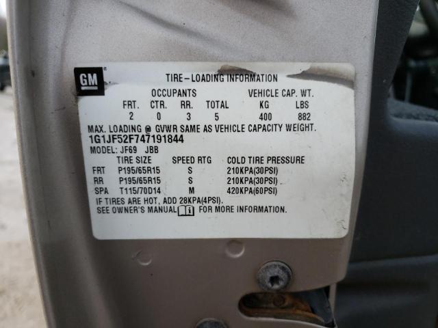 1G1JF52F747191844 - 2004 CHEVROLET CAVALIER LS 棕色 照片 12