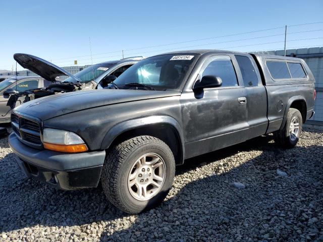 1B7GL32X12S527604 - 2002 DODGE DAKOTA SPORT BLACK photo 1