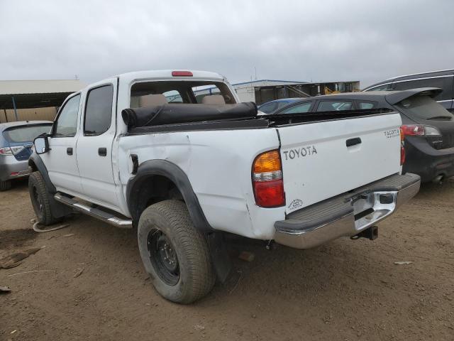 5TEGN92N61Z802423 - 2001 TOYOTA TACOMA DOUBLE CAB PRERUNNER WHITE photo 2