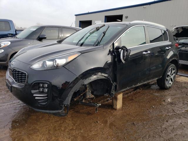 KNDPRCA69H7129110 - 2017 KIA SPORTAGE SX BLACK photo 1