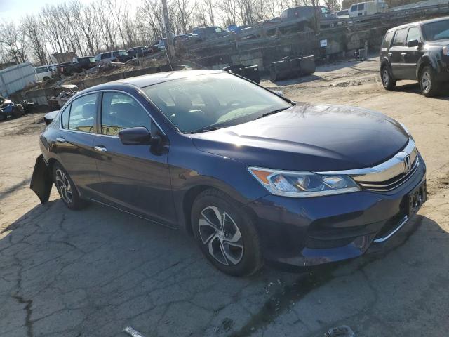 1HGCR2F38HA072961 - 2017 HONDA ACCORD LX BLUE photo 4