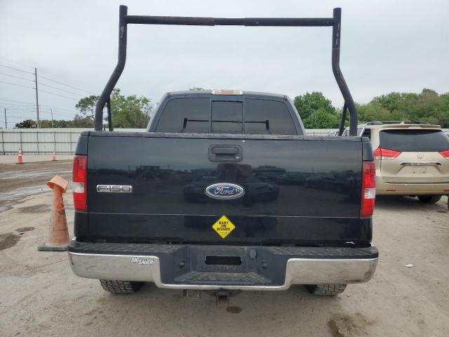 1FTPW14565KE14114 - 2005 FORD F150 SUPERCREW BLACK photo 6