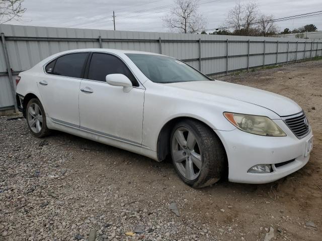 JTHGL46F085027642 - 2008 LEXUS LS 460L WHITE photo 4