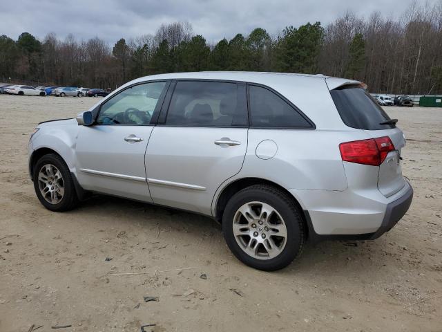 2HNYD28668H540966 - 2008 ACURA MDX TECHNOLOGY SILVER photo 2