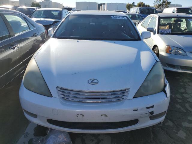 JTHBF30GX30116153 - 2003 LEXUS ES 300 WHITE photo 5