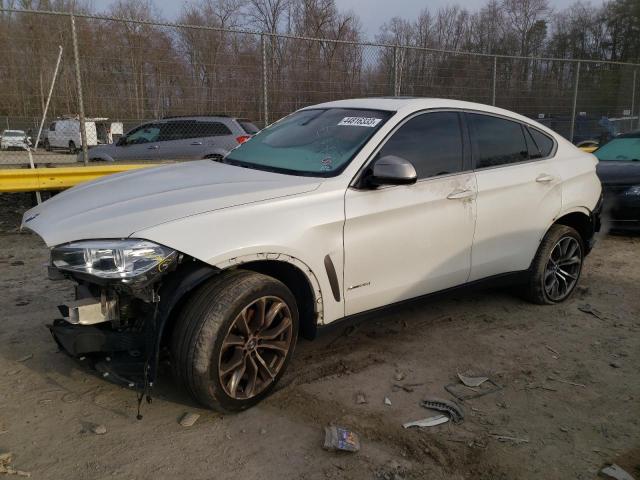 5UXKU2C37H0X47801 - 2017 BMW X6 XDRIVE35I WHITE photo 1