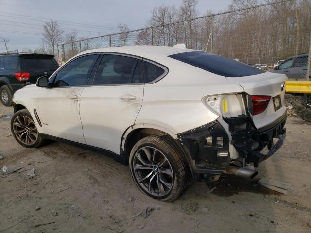 5UXKU2C37H0X47801 - 2017 BMW X6 XDRIVE35I WHITE photo 2