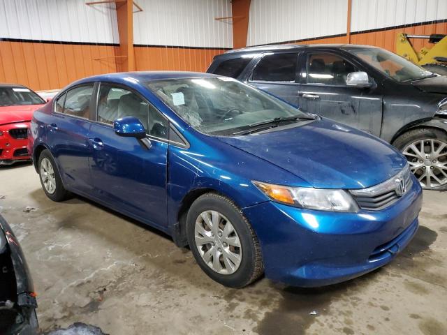 2HGFB2F45CH024998 - 2012 HONDA CIVIC LX BLUE photo 4