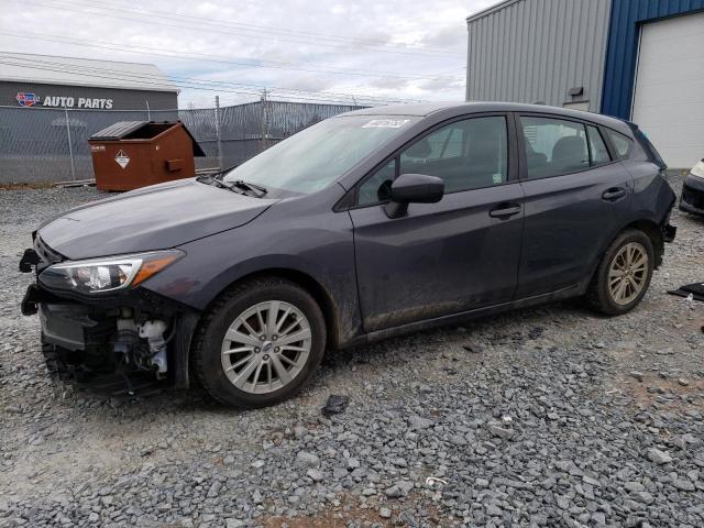 4S3GTAB6XJ1733813 - 2018 SUBARU IMPREZA PREMIUM GRAY photo 1