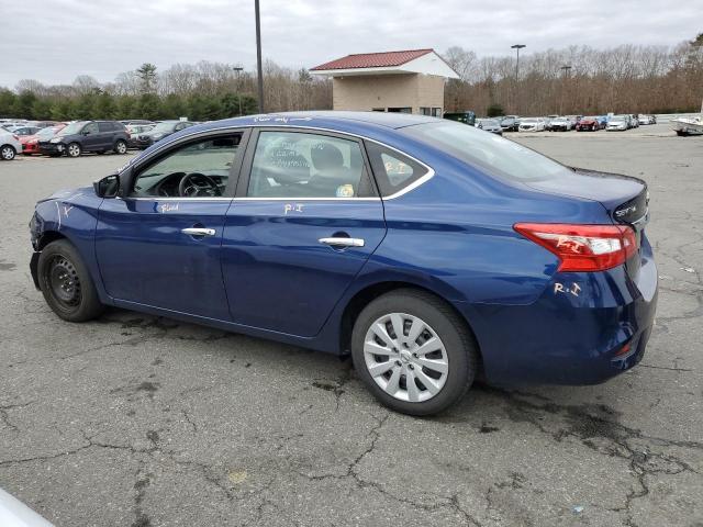 3N1AB7AP4KY262229 - 2019 NISSAN SENTRA S BLUE photo 2