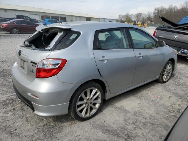 2T1GE40E89C001435 - 2009 TOYOTA COROLLA MA XRS SILVER photo 3