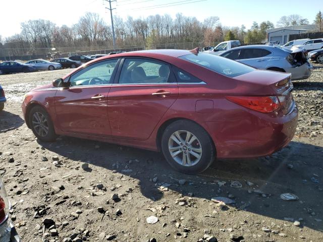 5NPEB4AC5BH239890 - 2011 HYUNDAI SONATA GLS RED photo 2