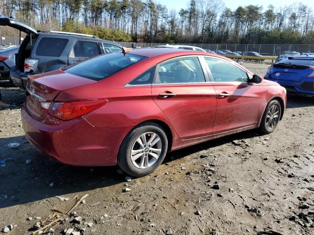 5NPEB4AC5BH239890 - 2011 HYUNDAI SONATA GLS RED photo 3