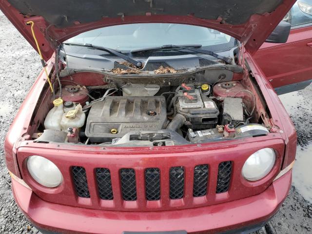 1J4NF4GB0BD223924 - 2011 JEEP PATRIOT LATITUDE RED photo 11