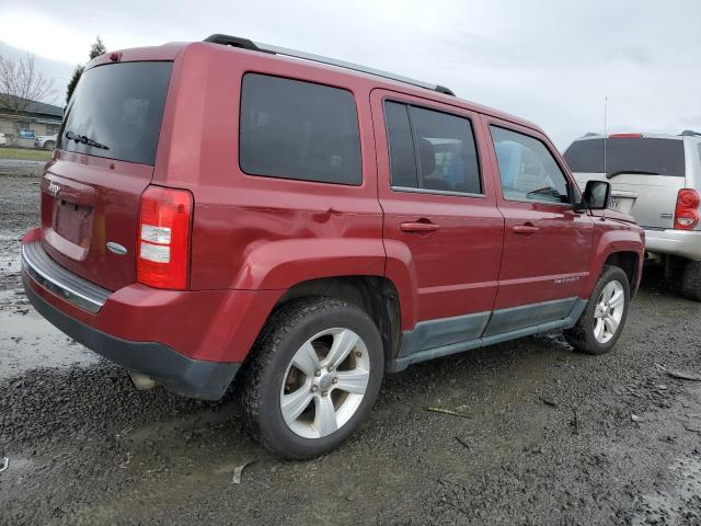 1J4NF4GB0BD223924 - 2011 JEEP PATRIOT LATITUDE RED photo 3