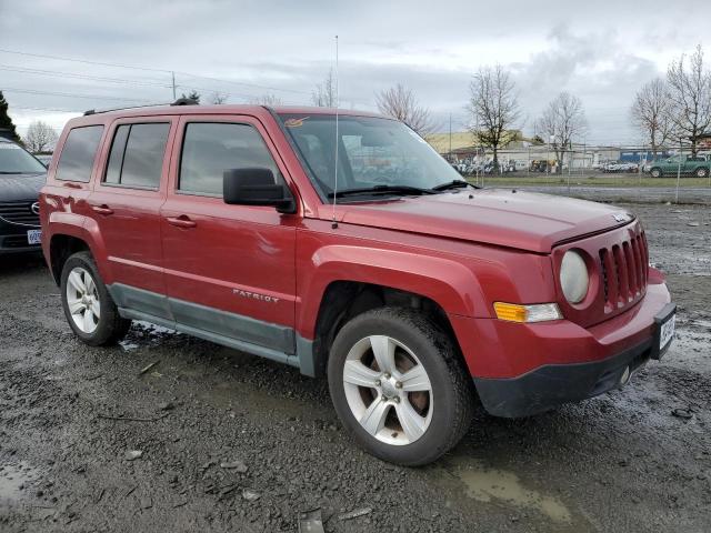 1J4NF4GB0BD223924 - 2011 JEEP PATRIOT LATITUDE RED photo 4