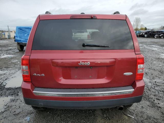 1J4NF4GB0BD223924 - 2011 JEEP PATRIOT LATITUDE RED photo 6