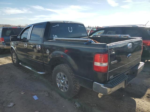 1FTRW12W76KC76105 - 2006 FORD F150 SUPERCREW BLACK photo 2