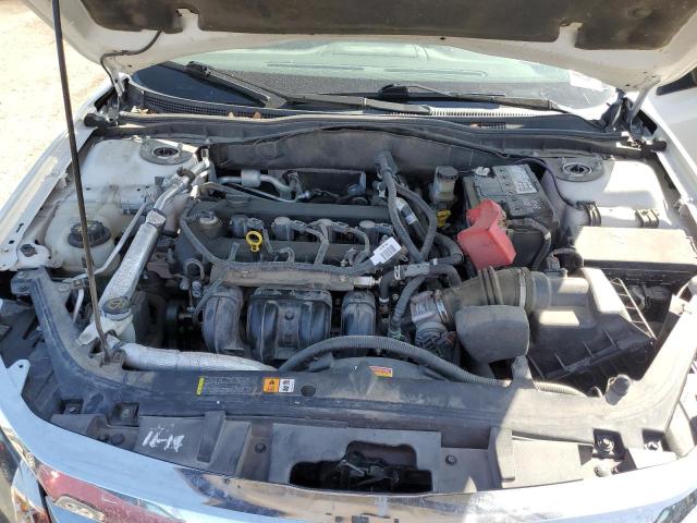 3FAHP0GA4BR234485 - 2011 FORD FUSION S WHITE photo 11