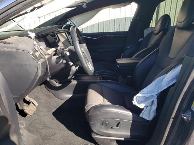 5YJXCBE28JF091047 - 2018 TESLA MODEL X CHARCOAL photo 7