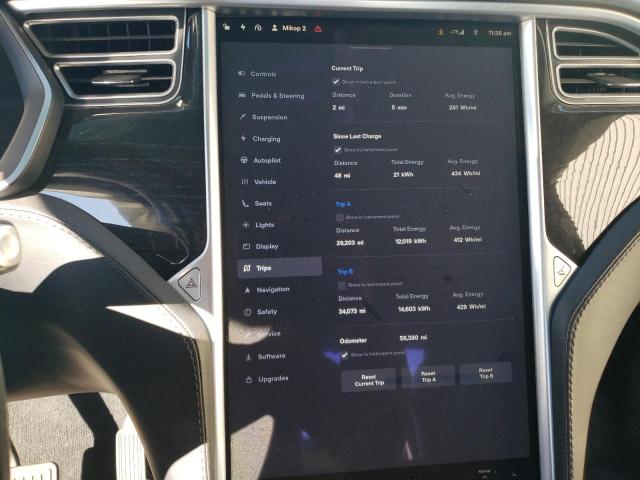 5YJXCBE28JF091047 - 2018 TESLA MODEL X CHARCOAL photo 9