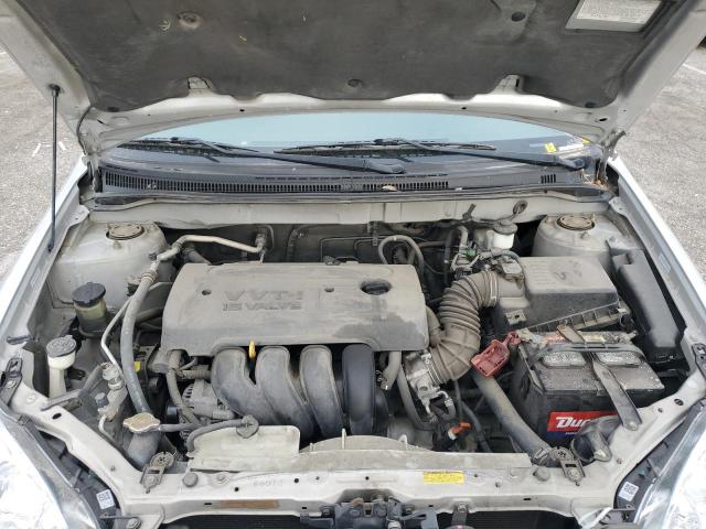 1NXBR32E55Z447492 - 2005 TOYOTA COROLLA CE SILVER photo 11