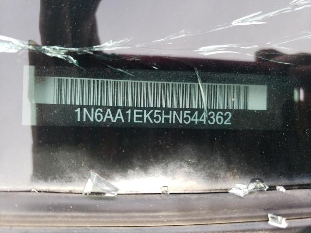 1N6AA1EK5HN544362 - 2017 NISSAN TITAN S BLACK photo 13