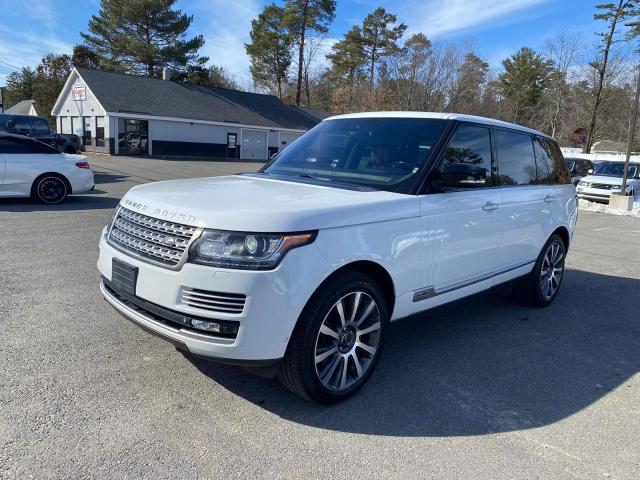 SALGV3TF4EA155968 - 2014 LAND ROVER RANGE ROVE AUTOBIOGRAPHY WHITE photo 1