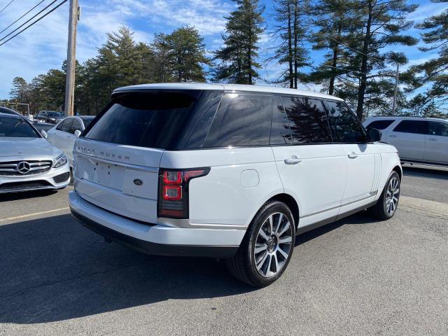 SALGV3TF4EA155968 - 2014 LAND ROVER RANGE ROVE AUTOBIOGRAPHY WHITE photo 3