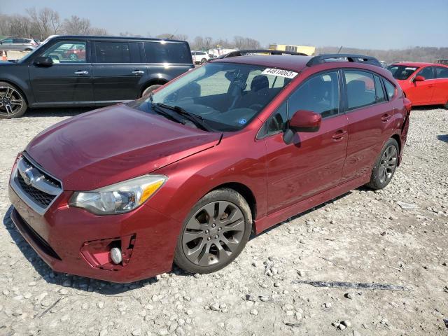 JF1GPAL62CH218484 - 2012 SUBARU IMPREZA SPORT PREMIUM RED photo 1