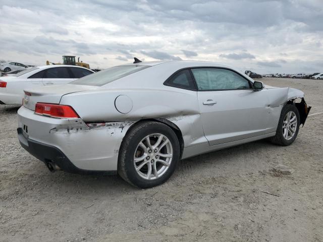 2G1FB1E37F9185300 - 2015 CHEVROLET CAMARO LS SILVER photo 3