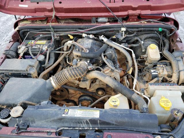 1J4FA54118L644845 - 2008 JEEP WRANGLER SAHARA 勃艮第红 照片 11