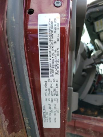 1J4FA54118L644845 - 2008 JEEP WRANGLER SAHARA 勃艮第红 照片 12