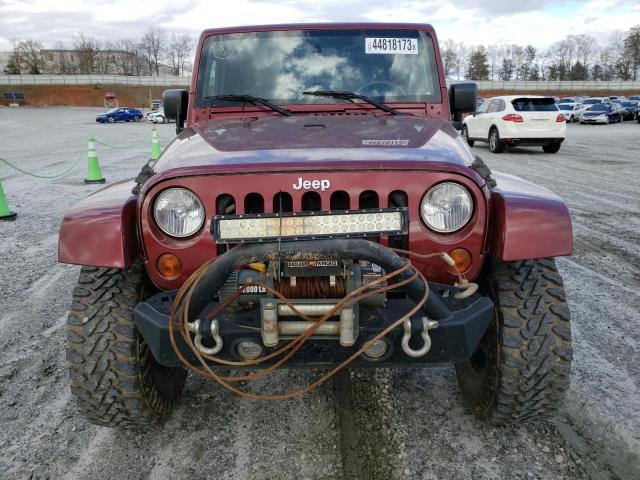 1J4FA54118L644845 - 2008 JEEP WRANGLER SAHARA 勃艮第红 照片 5